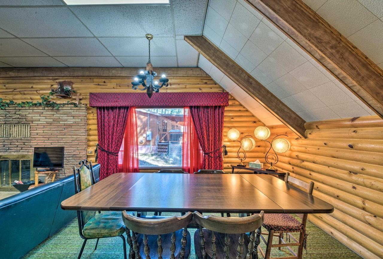 Ruidoso Cabin With Forest Views And Covered Porch Eksteriør bilde