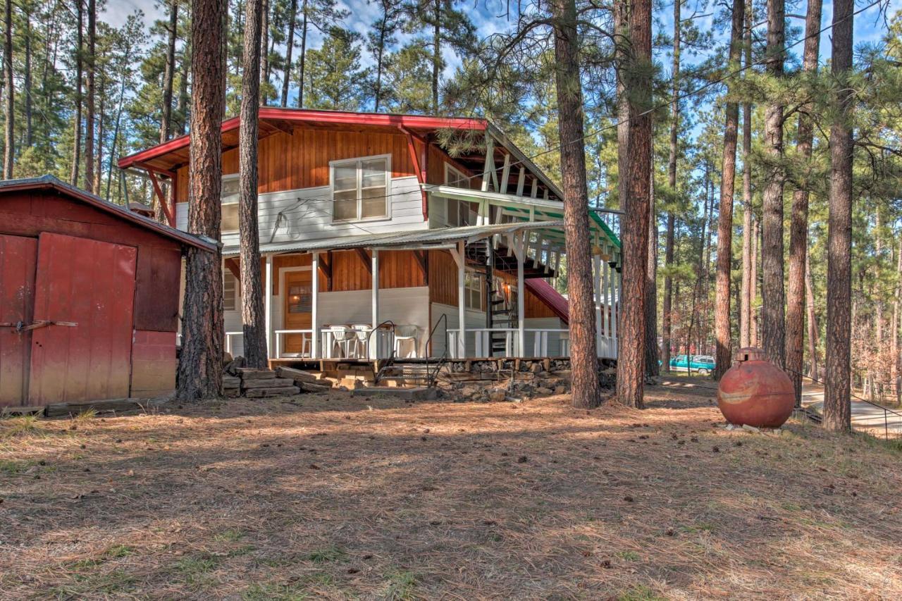 Ruidoso Cabin With Forest Views And Covered Porch Eksteriør bilde