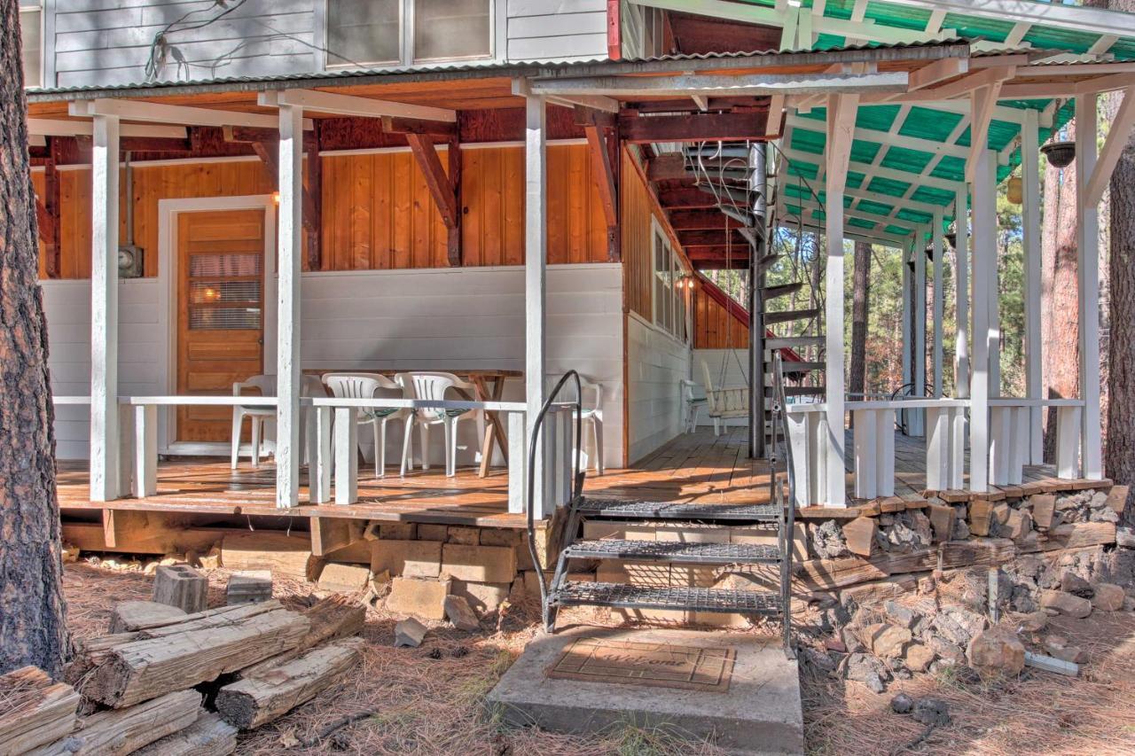Ruidoso Cabin With Forest Views And Covered Porch Eksteriør bilde