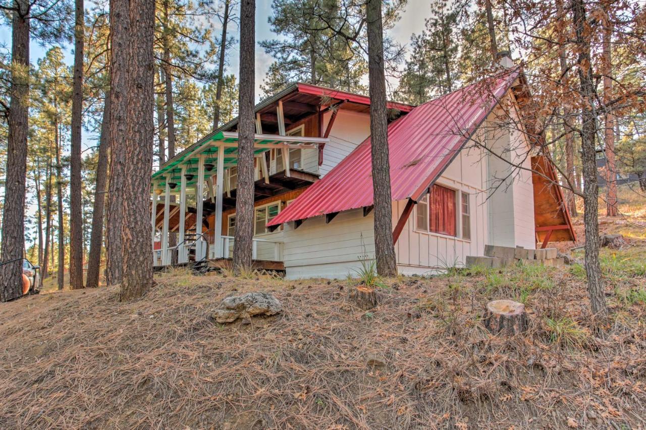 Ruidoso Cabin With Forest Views And Covered Porch Eksteriør bilde